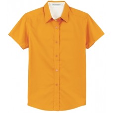 Port Authority® - Ladies Short Sleeve Easy Care Shirt with Embroidery.