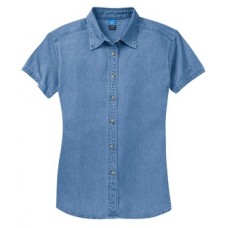 Port & Company® - Ladies Short Sleeve Value Denim Shirt