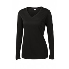 Sport-Tek® Ladies Long Sleeve V-Neck Competitor™ Tee