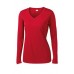 Sport-Tek® Ladies Long Sleeve V-Neck Competitor™ Tee