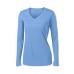 Sport-Tek® Ladies Long Sleeve V-Neck Competitor™ Tee