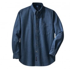 Port & Company® - Long Sleeve Value Denim Shirt